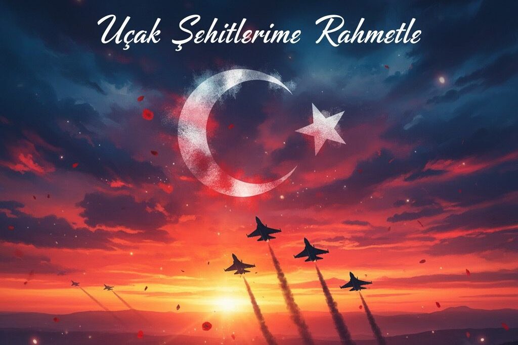Uçak Şehitlerime Rahmetle