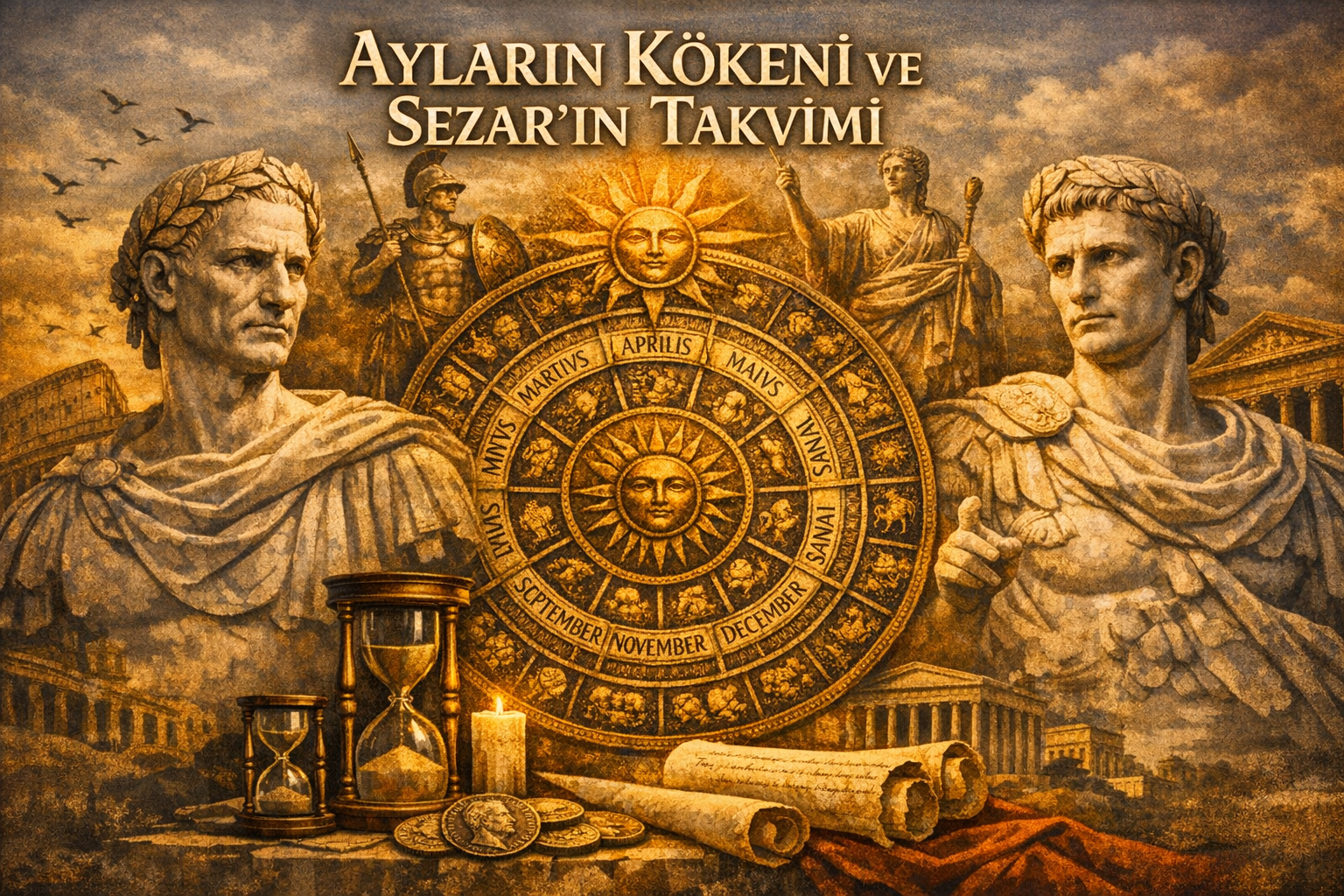 You are currently viewing Ayların Kökeni ve Sezar’ın Takvimi